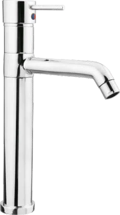 Single Lever Basin Mixer W/o Popup Waste System With Long Braided Hose product view