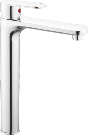 Single Lever Basin Mixer W/o Popup Waste System With Long Braided Hose product view
