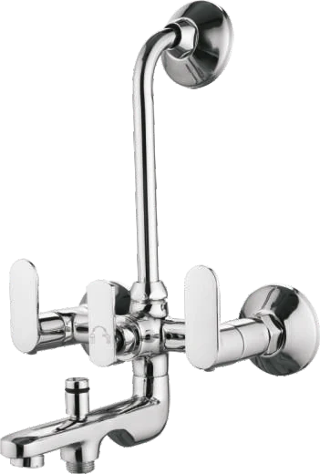 Wall Mixer With Provision for Overhead Shower With 115mm Long Bend Pipe product view